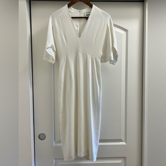 NWT Zara x Narciso Rodriguez Classic Midi Dress - White - Picture 10 of 10